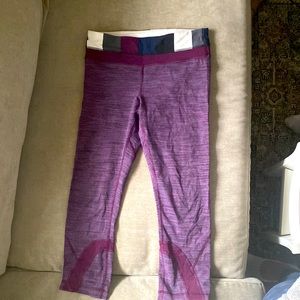 LuLuLemon Run Crop size 6